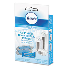 Air Purifier Refill, Linen Scent, 3 1/4 x 3/4&quot; x 5 1/2&quot;,