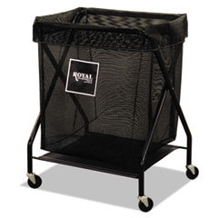 6 Bushel X-Frame Cart with
Mesh Bag, 20 x 26 x 36, 150
lbs. Capacity, Black