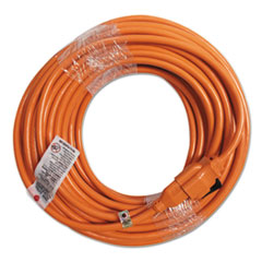 Indoor Extension Cord,
Locking Plug, 100ft, Orange