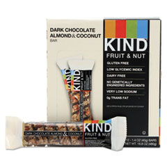 Fruit and Nut Bars, Dark Chocolate Almond &amp; Coconut,