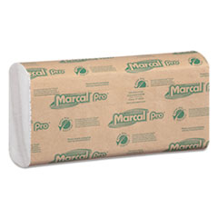 100% Recycled Folded Paper Towels, 10 1/2x12 3/4,C-Fold,