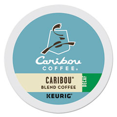 Caribou Blend Decaf Coffee K-Cups, 24/Box