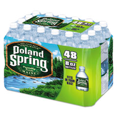 Natural Spring Water, 8 oz
Bottle, 48 Bottles/Carton