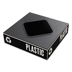 Public Square Recycling Container Lid, Square