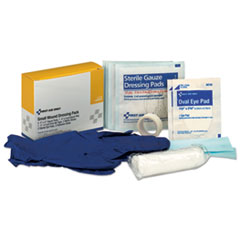 Small Wound Dressing Kit, Includes Gauze, Tape, Gloves,