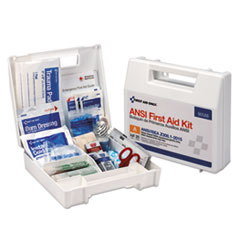 ANSI 2015 Compliant Class A
Type I &amp; II First Aid Kit for
25 People, 89 Pieces
