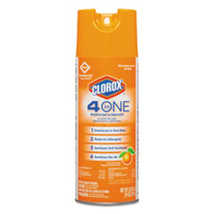 4-in-One Disinfectant &amp;
Sanitizer, Citrus, 14oz
Aerosol