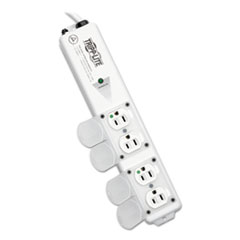 Medical-Grade Power Strip for
Patient Care Areas, 4
Outlets, 120 V,6ftCord,White