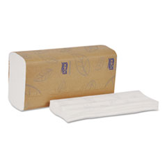 Advanced Multifold Hand Towel, 8.4 x 14.5, White,