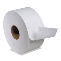 Advanced Jumbo Bath Tissue,
1-Ply, White, 1200 ft/Roll,12
Rolls/Carton