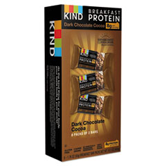 Breakfast Protein Bars, Dark Chocolate Cocoa, 50 g Box,
