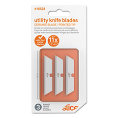 Safety Utility Knife Blades, Pointed Tip, Ceramic
