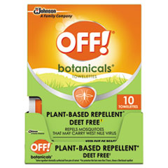 Botanicals Insect Repellant,
Box, 10 Wipes/Pack, 8
Packs/Carton