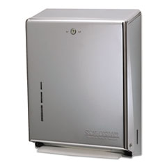 C-Fold/Multifold Towel Dispenser, Stainless Steel,