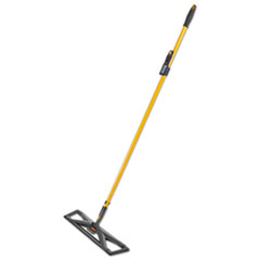 Maximizer Dust Mop Frame with
Handle and Scraper, 24&quot; x
5.5&quot;, Yellow/Black
