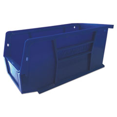Plastic Stacking and Hanging Parts Bin, 3w x 7.4d x 4.1h,