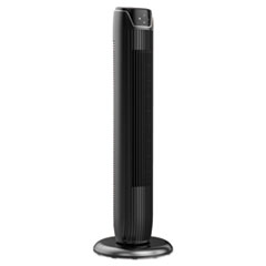 36&quot; 3-Speed Oscillating Tower
Fan with Remote Control,
Plastic, Black