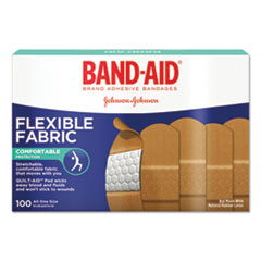 Flexible Fabric Adhesive Bandages, 1&quot; x 3&quot;, 100/Box