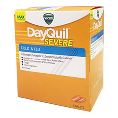 Cold &amp; Flu Caplets, Daytime,
Severe Cold &amp; Flu, 25
Packs/Box