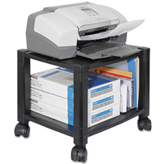 Mobile Printer Stand, Two-Shelf, 17w x 13 1/4d x 14