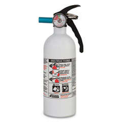 FX511 Automobile Fire
Extinguisher, 5 B:C, 100psi,
14.5h x 3.25 dia, 2lb