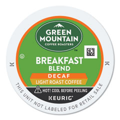 Breakfast Blend Decaf Coffee
K-Cups, 24/Box