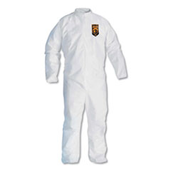 A30 Breathable Particle
Protection Coveralls, White,
Large, 25/Carton