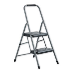 Black and Decker Steel Step Stool, Two-Step, 200 lb Cap,