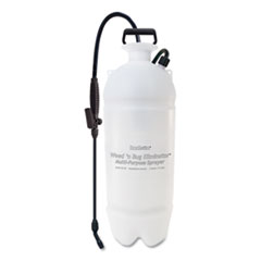 Standard Sprayer, Wand w/Flat
Fan Nozzle, Polyethylene, 3
Gallon, White/Black