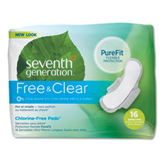 Chlorine-Free Ultra Thin Pads with Wings, Super Long,