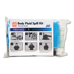 Body Fluid Spill Kit, 16
Pieces, Refill, 8.5&quot; x 11.3&quot;
x 4.5&quot;, 2/Carton