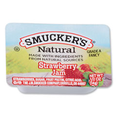 Smuckers 1/2 Ounce Natural Jam, 0.5 oz Container,