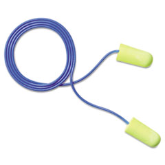 EARsoft Yellow Neon Soft
Foam Earplugs, Corded,
Regular Size, 200 Pairs