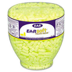 EARsoft Neon Tapered
Earplug Refill, Cordless,
Yellow, 500/Box