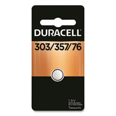 Button Cell Silver Oxide
Calculator/Watch Battery,
303/357, 1.5V, 6/Box