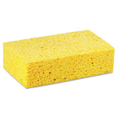 Large Cellulose Sponge, 4
3/10 x 7 4/5, Yellow,
24/Carton
