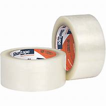 CARTON SEALING TAPE HAND HOT MELT CLEAR 2&quot; X 110YD 2.5MIL