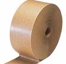 PAPER TAPE REINFORCED WATER 
ACTIVATED NAT-70MMX138M 
(450FT) 10RLS/CA TAPE KRAFT